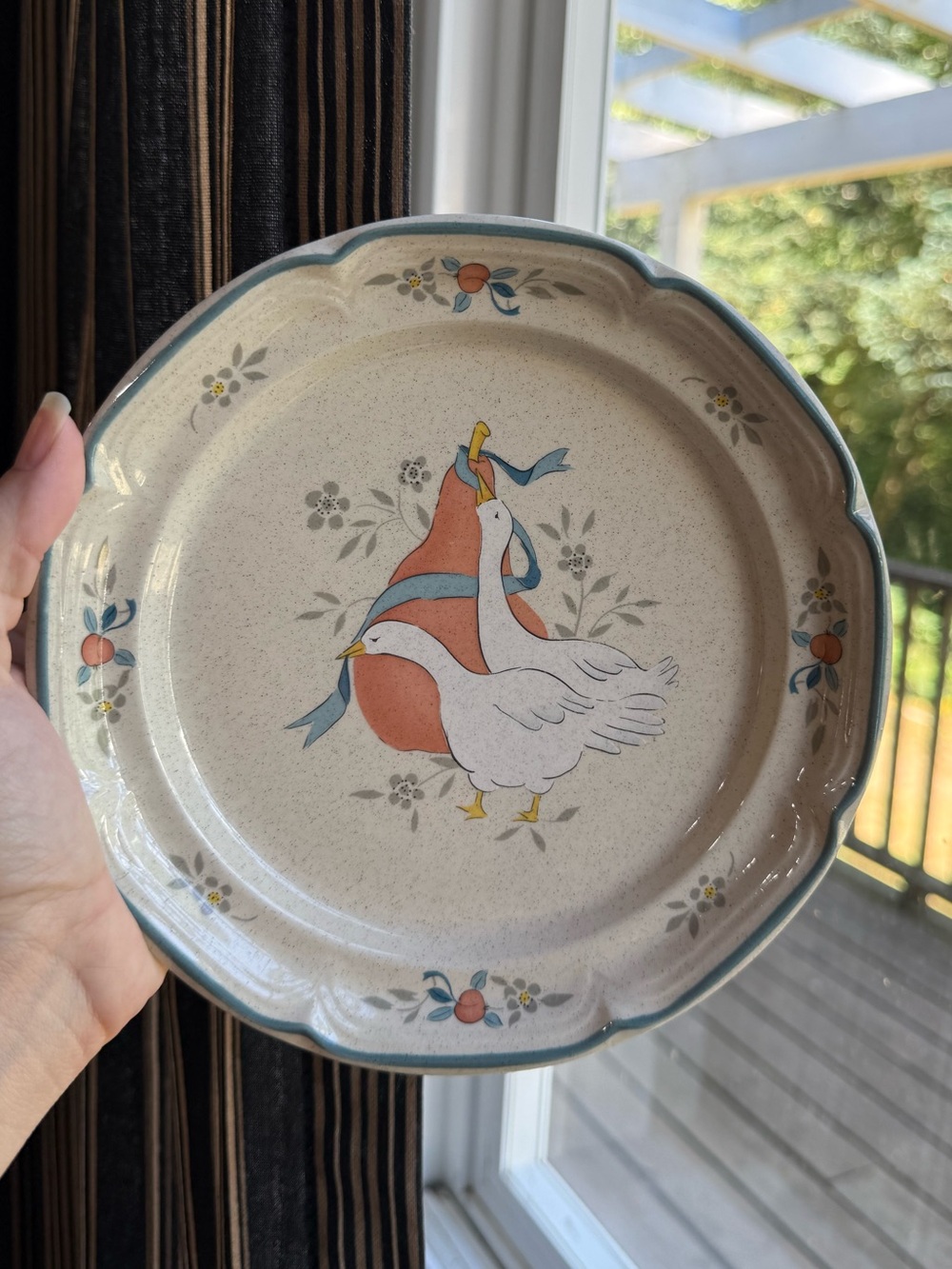 Vintage marmalade plate - set of 4